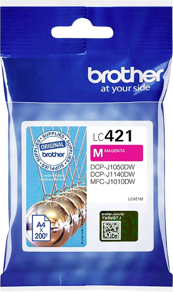 Brother Druckerpatrone LC-421M Original Magenta LC421M