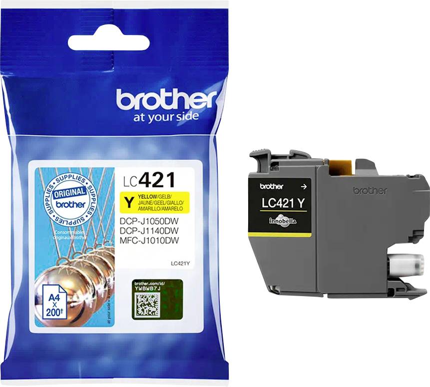 Brother Druckerpatrone LC-421Y Original Gelb LC421Y