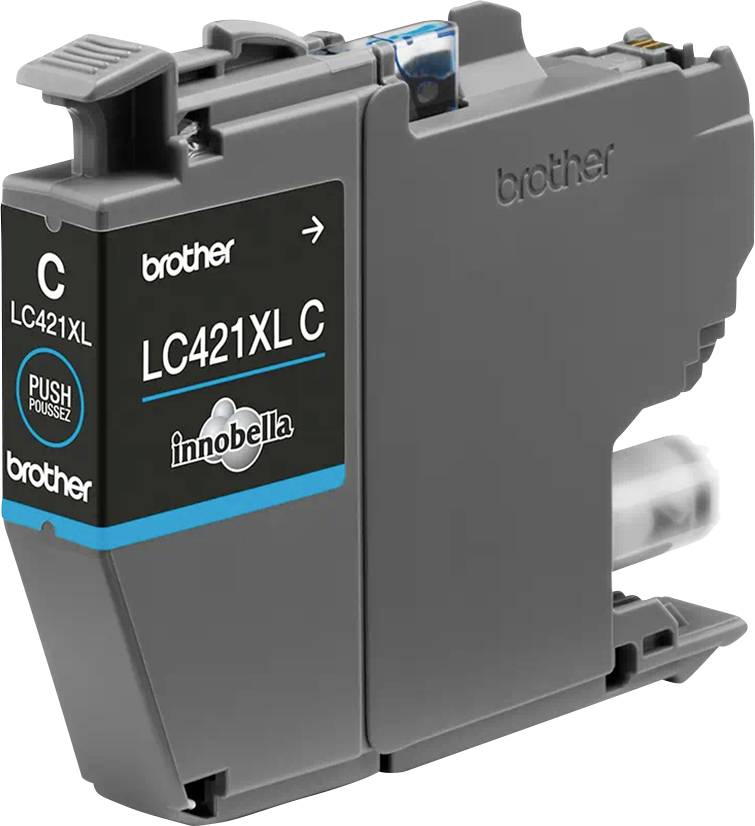 Brother Druckerpatrone LC-421XLC Original Cyan LC421XLC