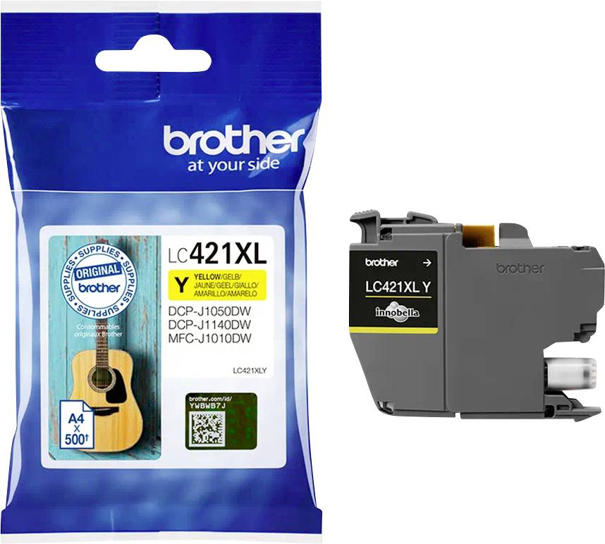 Brother Druckerpatrone LC-421XLY Original Gelb LC421XLY
