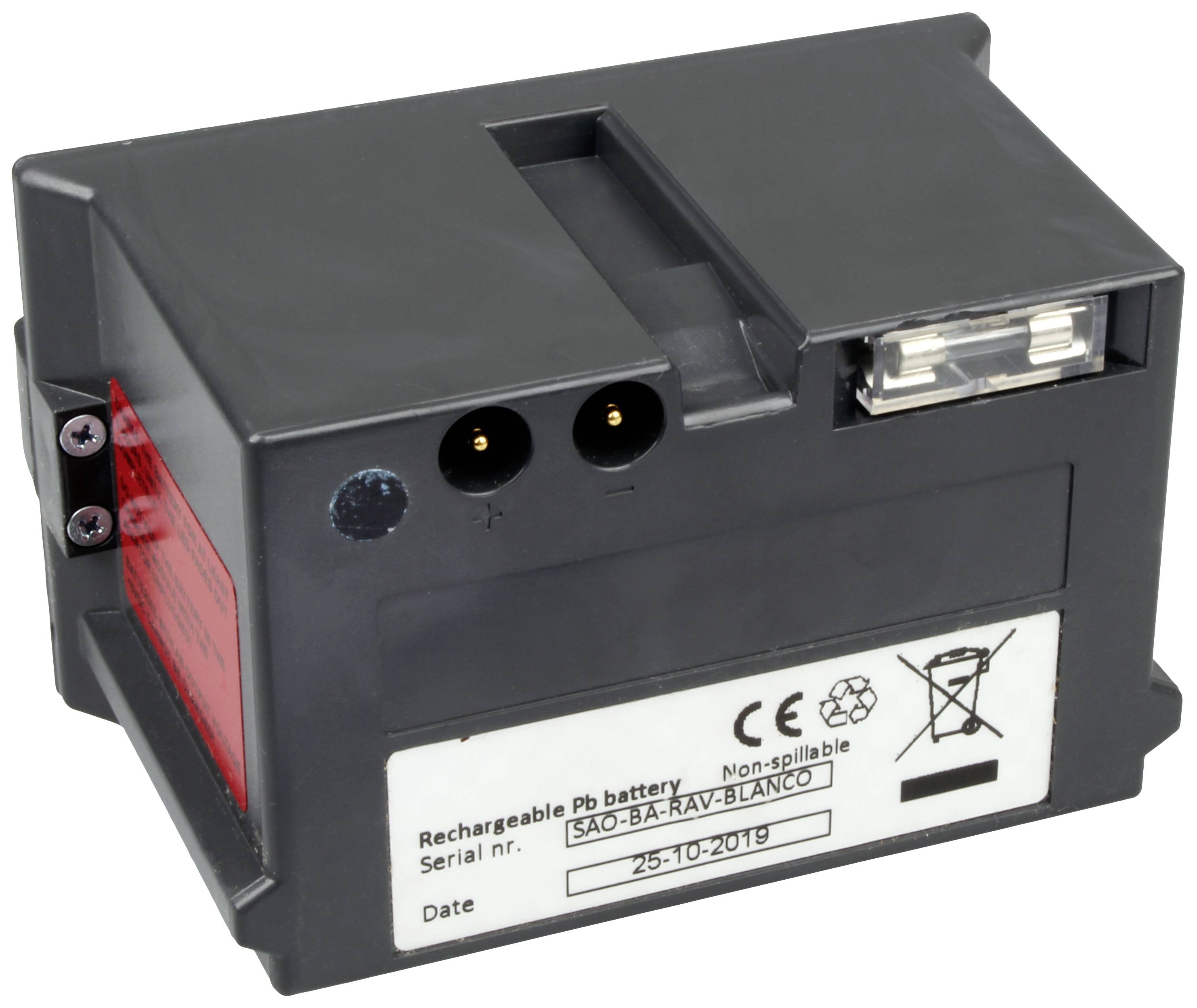 RAVAS Hubwagen Ersatzakku 599 001001 Bleiakku 12V 1.2Ah Blei-Vlies (AGM) (B x H x T) 70 x 85 x 120mm Kontaktpole