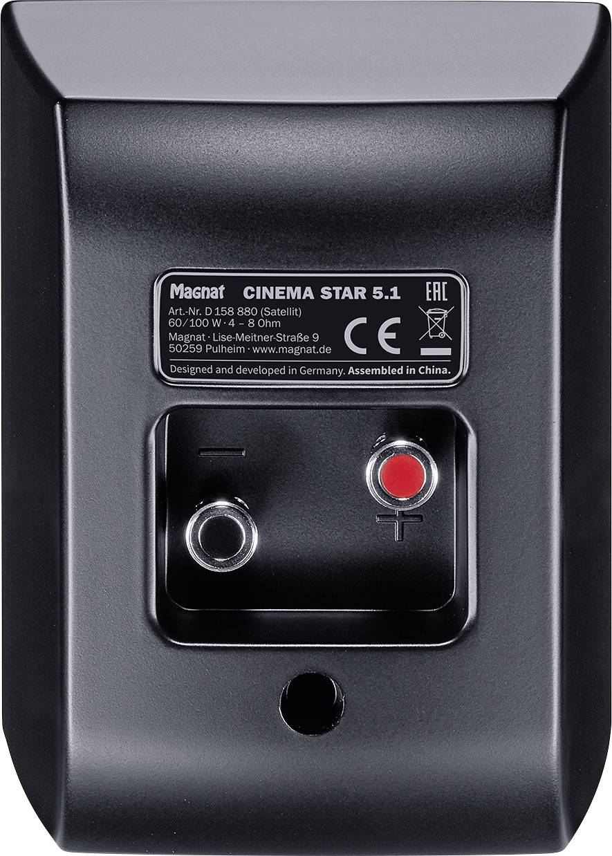 Magnat CINEMA STAR 5.1 5.1 Heimkinosystem 50 W Schwarz