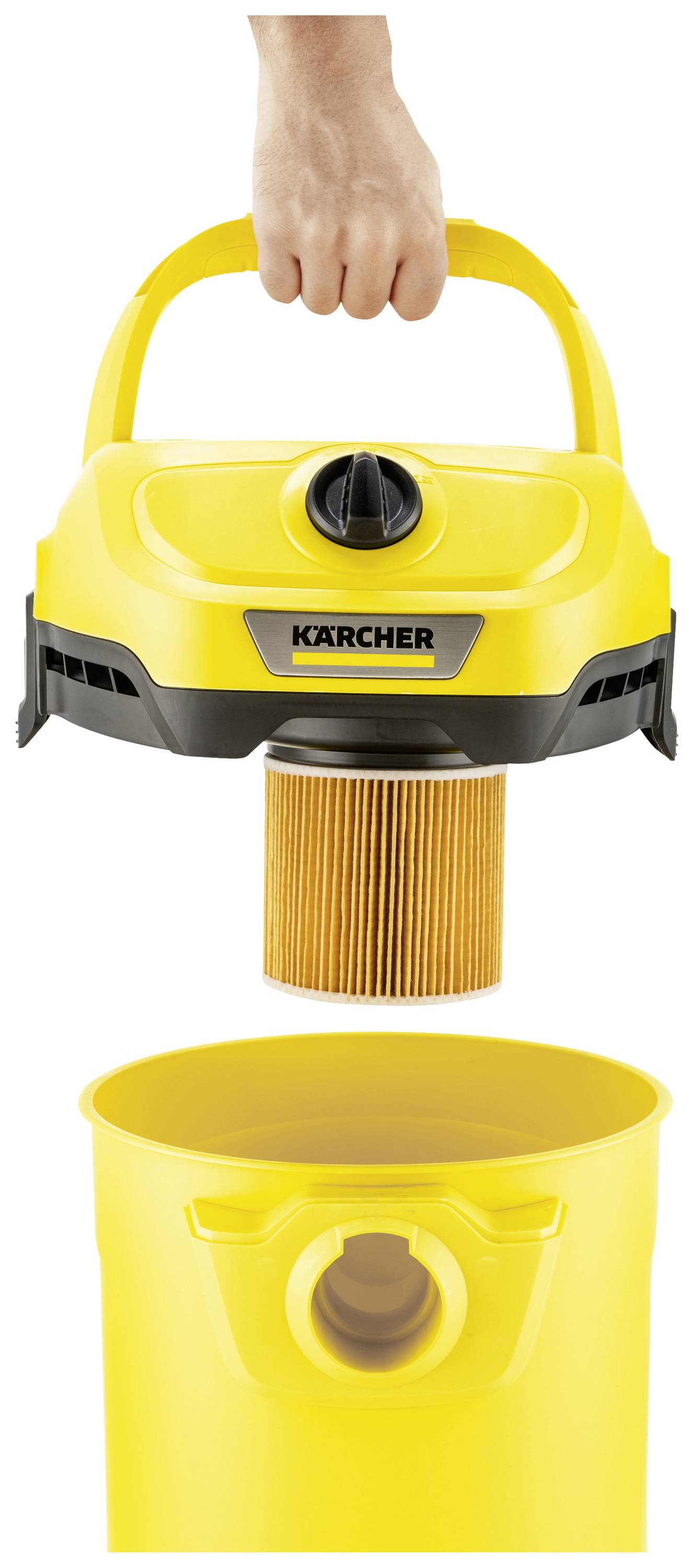 Kärcher Home & Garden WD 2 Plus V-12/4/18 C 1.628-009.0 Nass-/Trockensauger 1000W 12l Laubbläser
