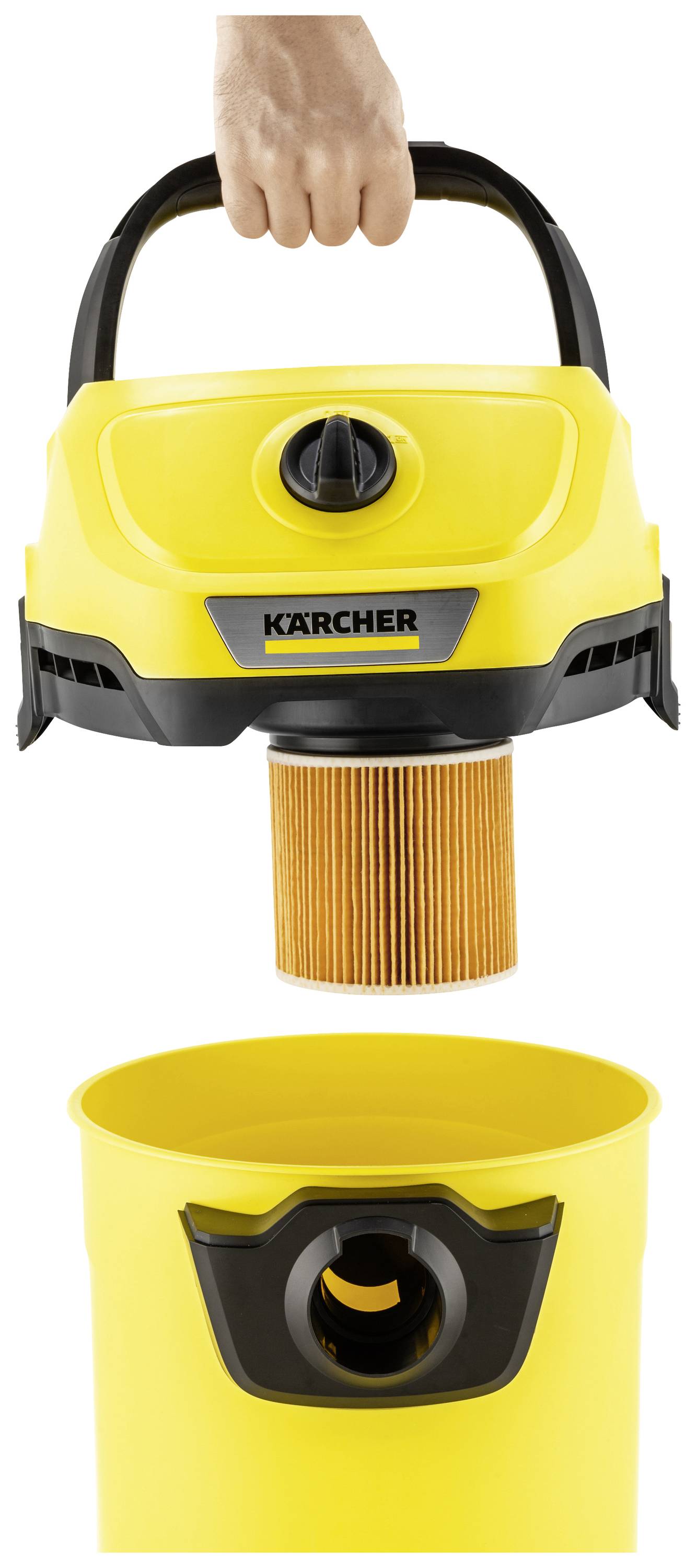 Kärcher Home & Garden 1.628-127.0 Nass-/Trockensauger 1000W 17l Laubbläser
