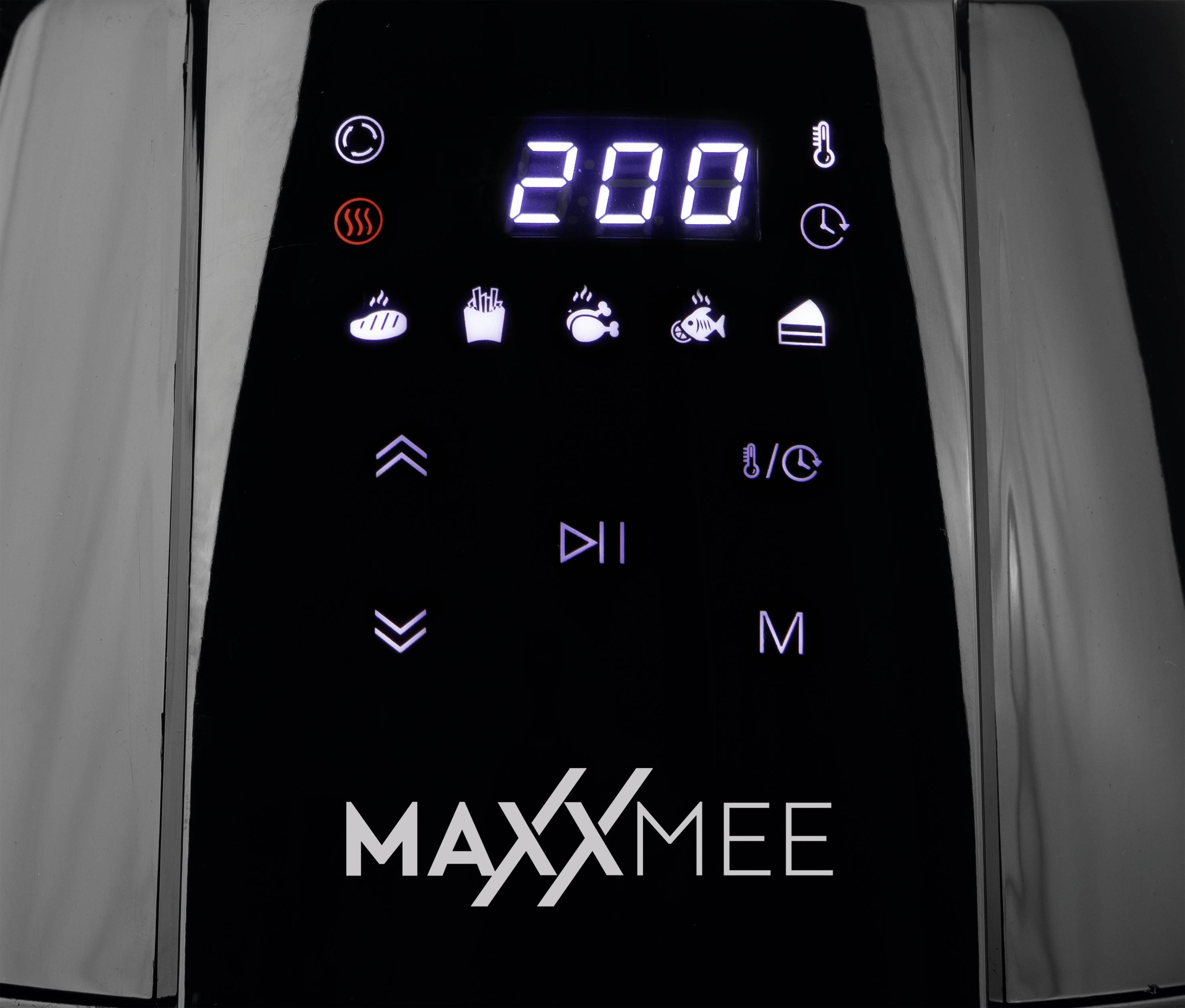 Maxxmee Digital 4l Heißluft-Fritteuse 1400W Schwarz