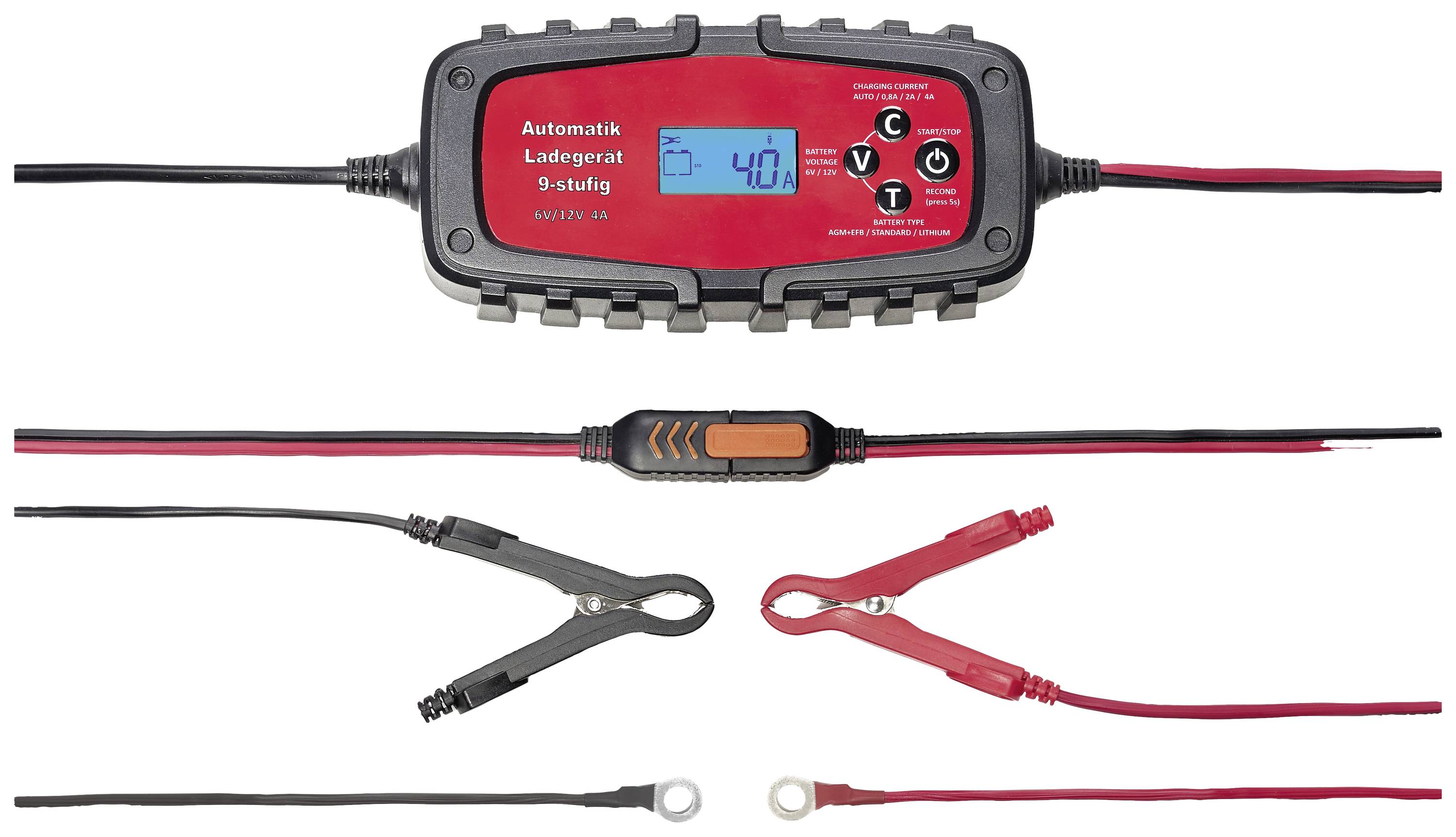 IWH 075900 075900 Automatikladegerät 6 V, 12V 2 A, 4A 2 A, 4A