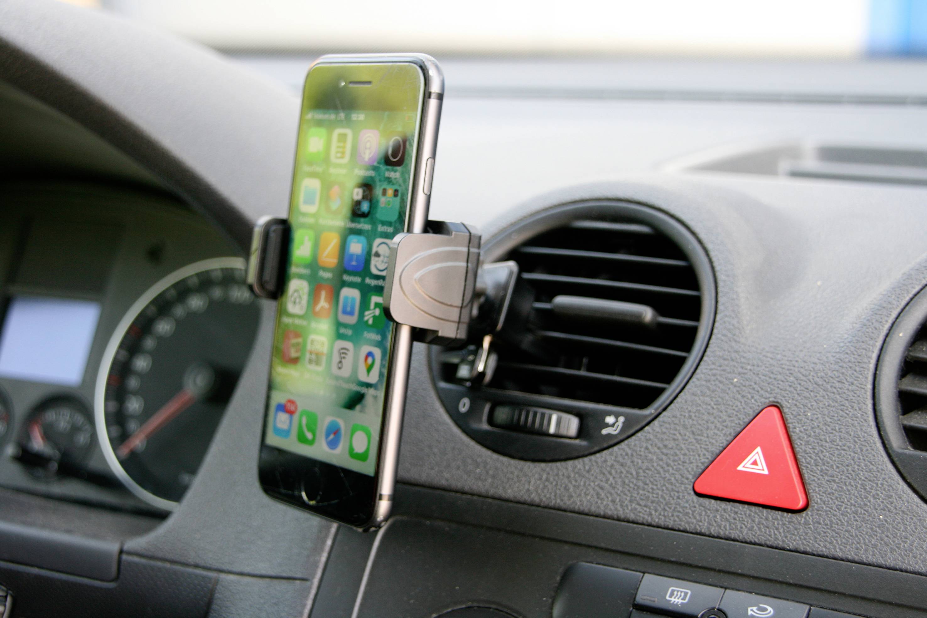 IWH 019263 Lüftungsgitter Handy-Kfz-Halterung 360° drehbar 55 - 85mm