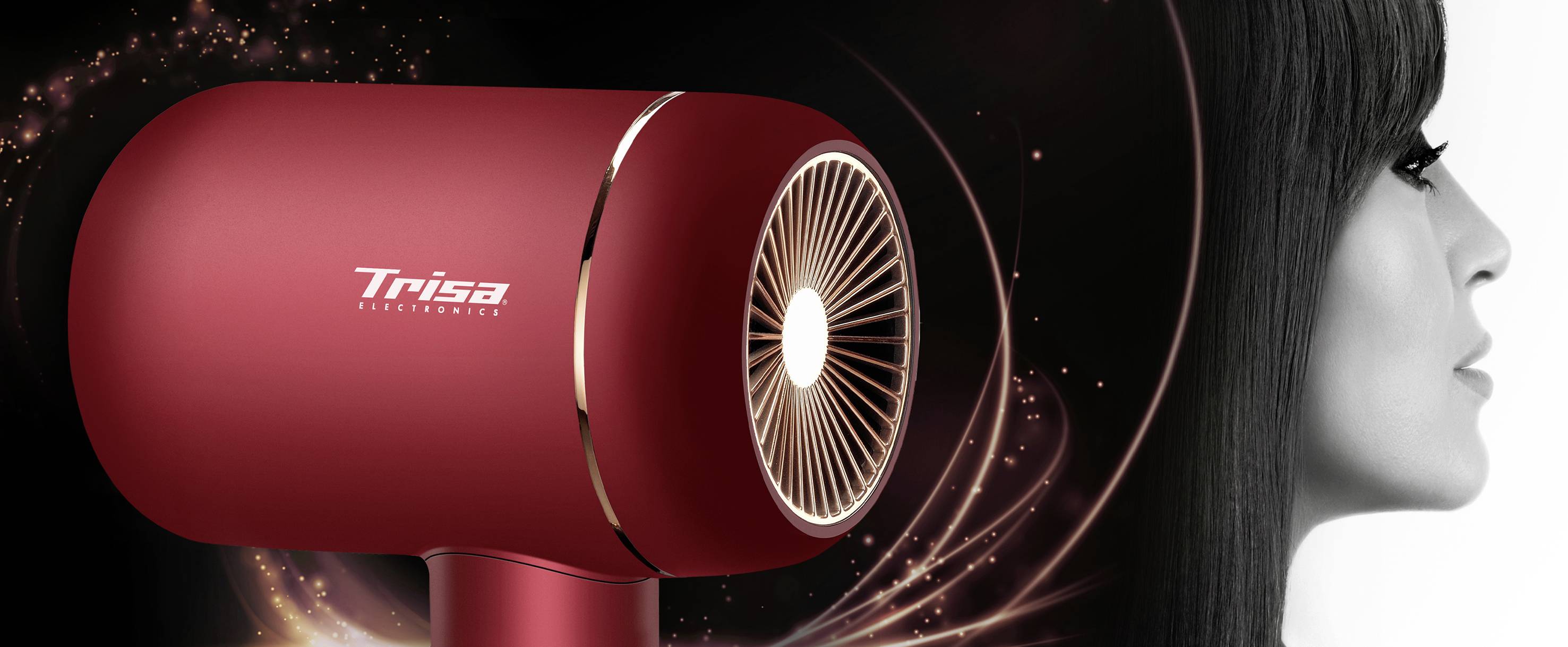 Trisa Ultra Ionic Pro Haartrockner Rot