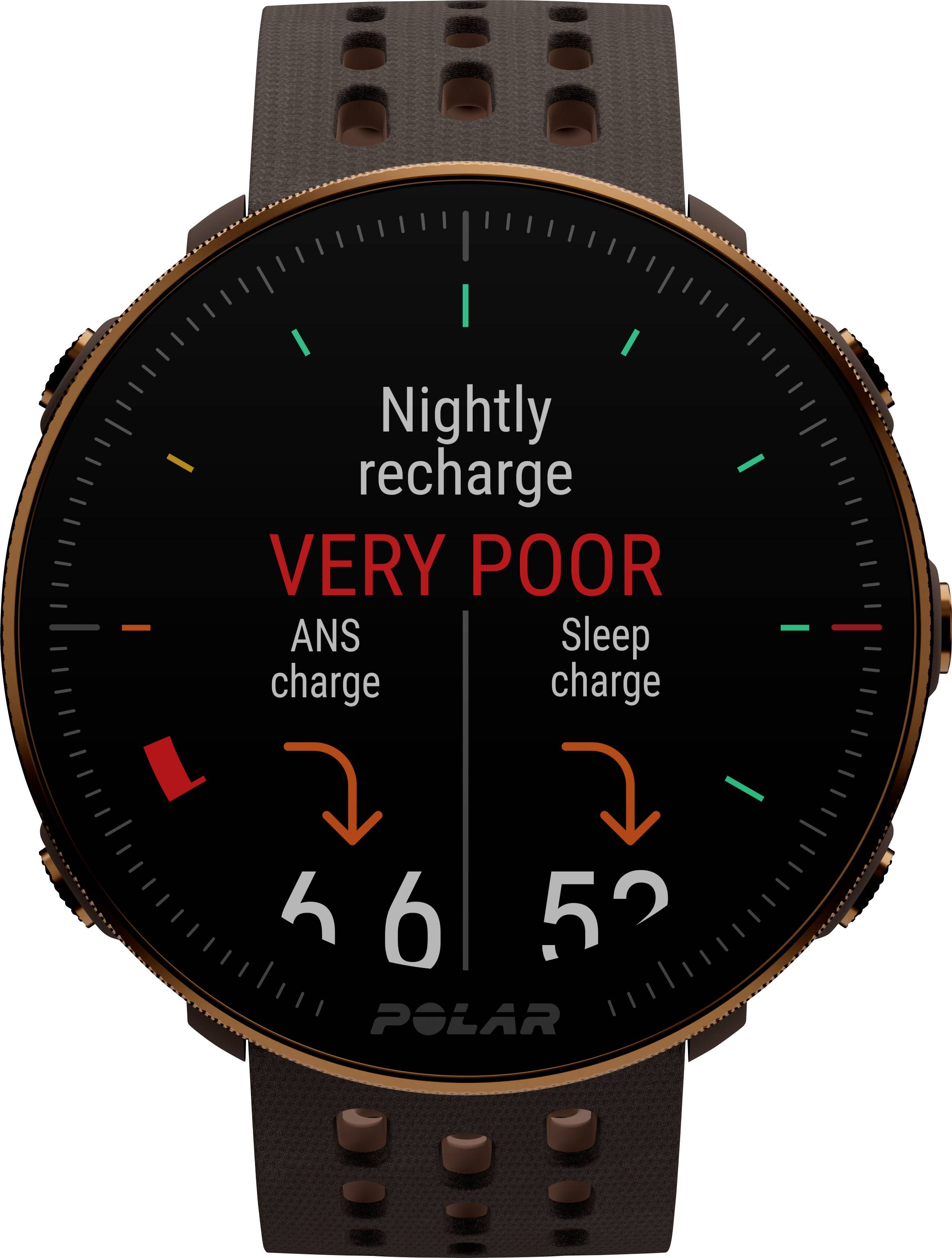 Polar Vantage M2 Smartwatch S/L Braun