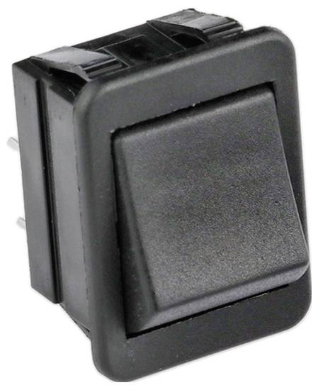 Grüner Druckschalter.