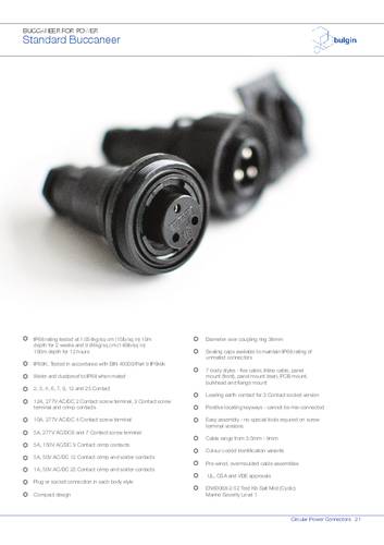 Bulgin PX0822/P Rundsteckverbinder