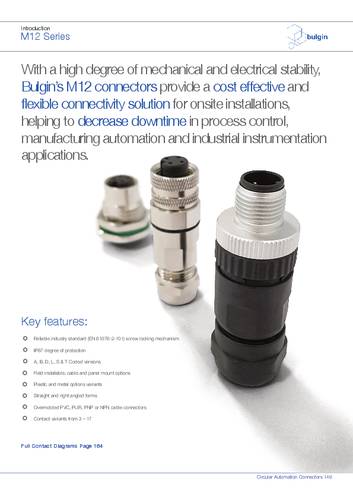 Bulgin PXMBNI12FIM03ASCPG7 Rundsteckverbinder 1St.