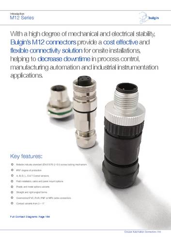 Bulgin PXMBNI12FIM08ASCPG9 Rundsteckverbinder 1St.