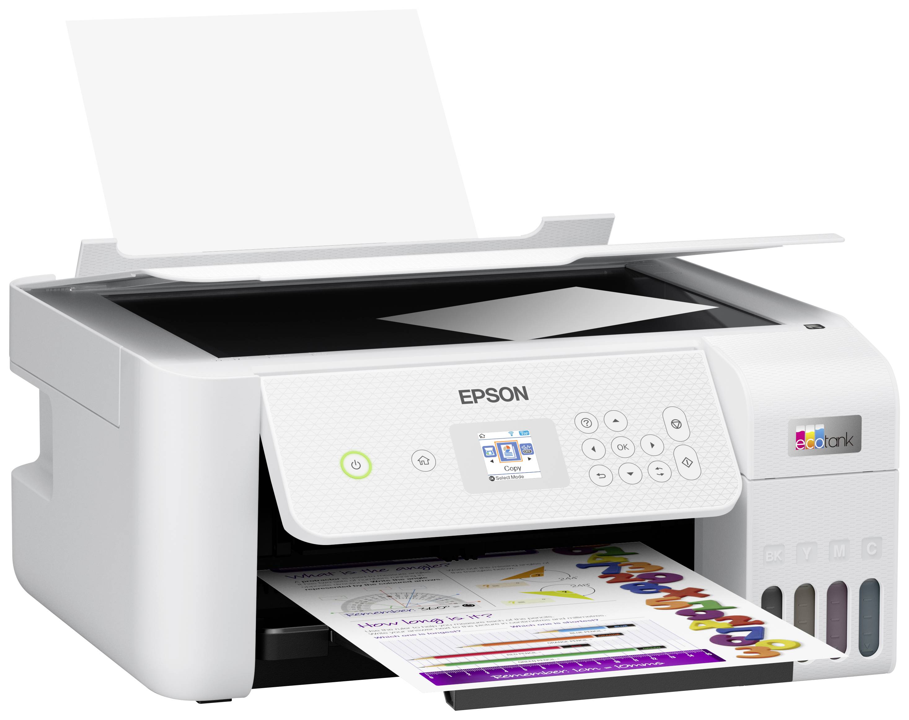 Epson EcoTank ET-2826 Multifunktionsdrucker A4 Drucker, Scanner, Kopierer Duplex, Tintentank-System, USB, WLAN