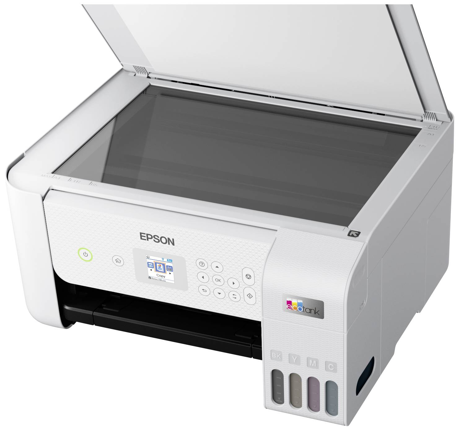 Epson EcoTank ET-2826 Multifunktionsdrucker A4 Drucker, Scanner, Kopierer Duplex, Tintentank-System, USB, WLAN