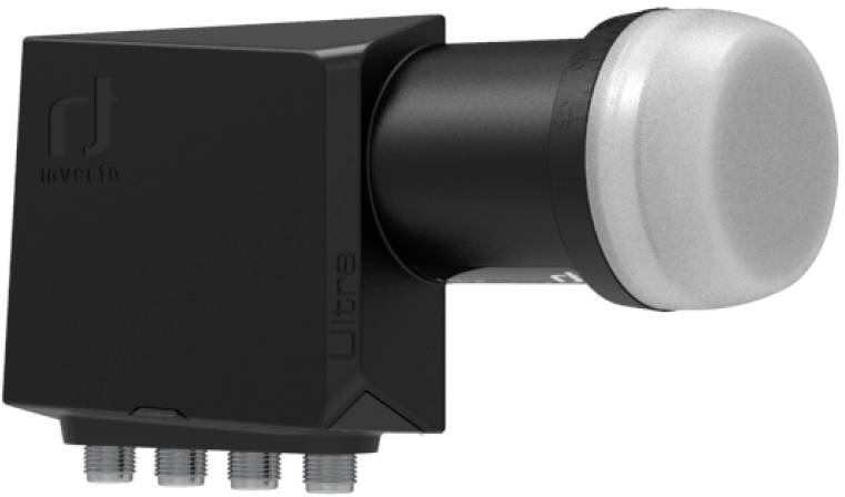 Inverto IDLT-QTL412-ULTRA-OPN Quattro-LNB Teilnehmer-Anzahl: 4 Feedaufnahme: 40mm Schwarz