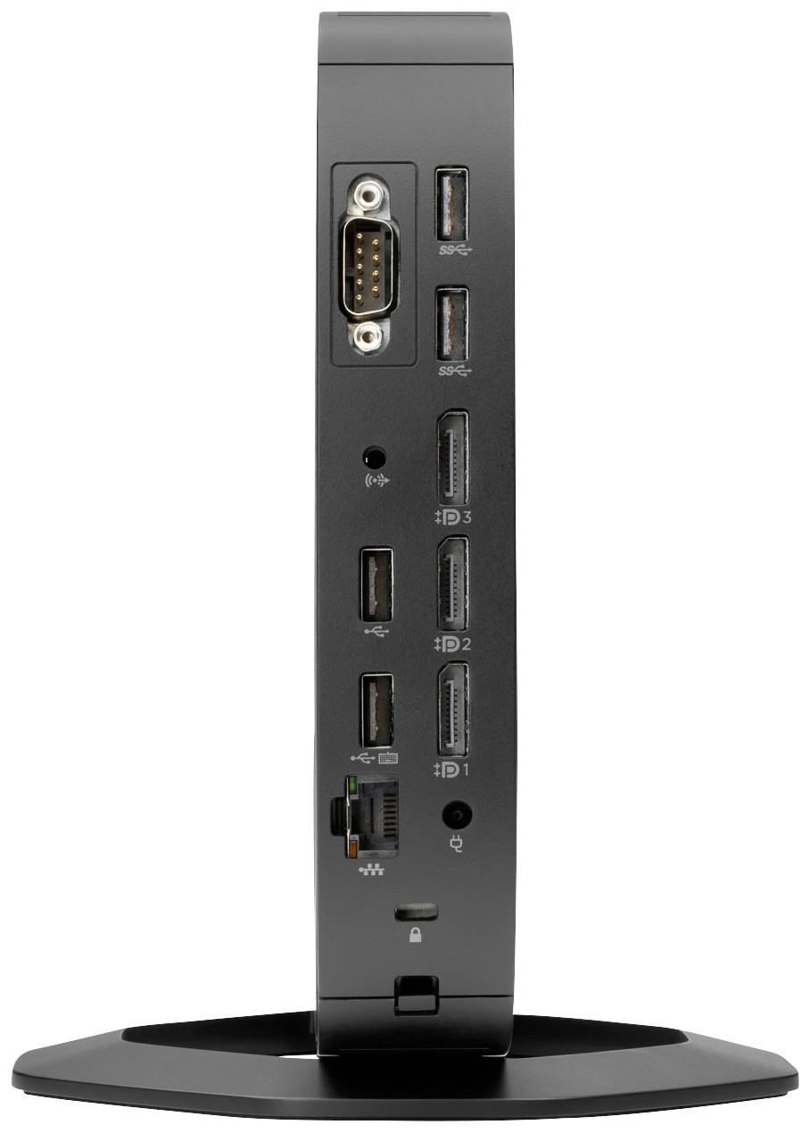 HP Thin Client t640 AMD Ryzen Embedded R1505G 3.3 GHz 8 GB RAM 32 GB eMMC AMD Radeon Vega 3 HP ThinPro 12H39EA#ABD