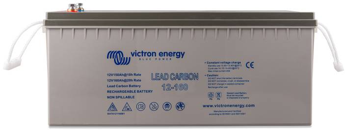 Victron Energy Lead-Carbon BAT612116081 Bleiakku 12V 160Ah Blei-Carbon (B x H x T) 410 x 226 x 207mm M8-Schraubanschluss