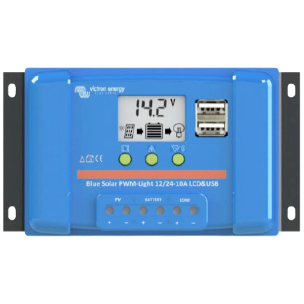 Victron Energy Blue-Solar PWM-LCD&USB Laderegler PWM 12 V, 24V 30A Victron Energy Blue-Solar PWM-LCD&USB Laderegler PWM 12 V, 24V 30A