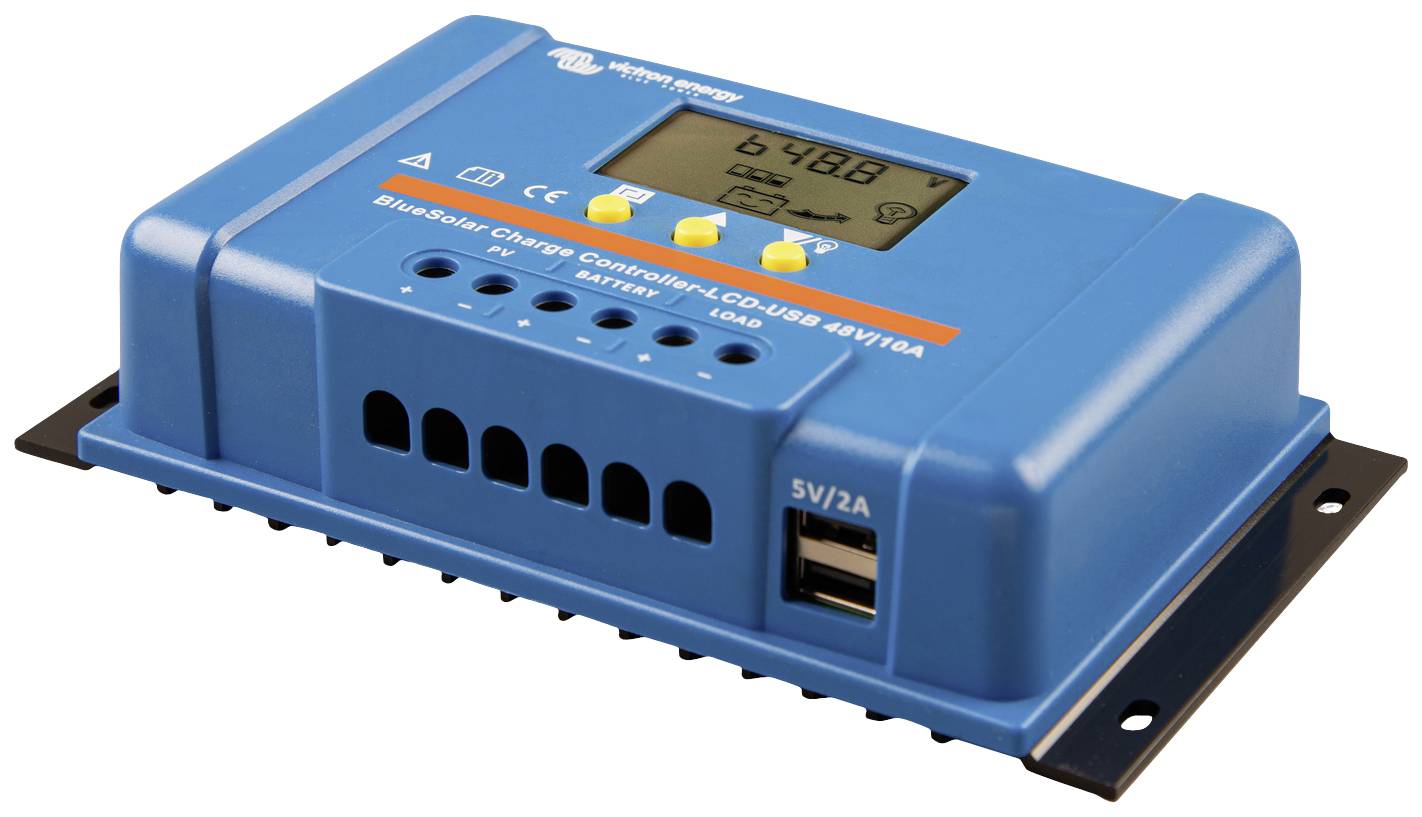 Victron Energy Blue-Solar PWM-LCD&USB Laderegler PWM 48V 10A