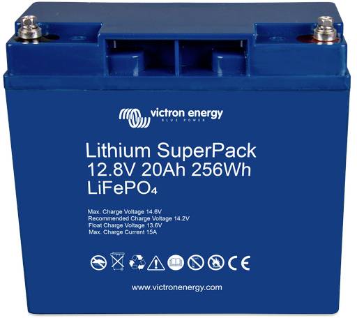Victron Energy SuperPack Solarakku LiFePO 4 12.8V 20Ah 1St.