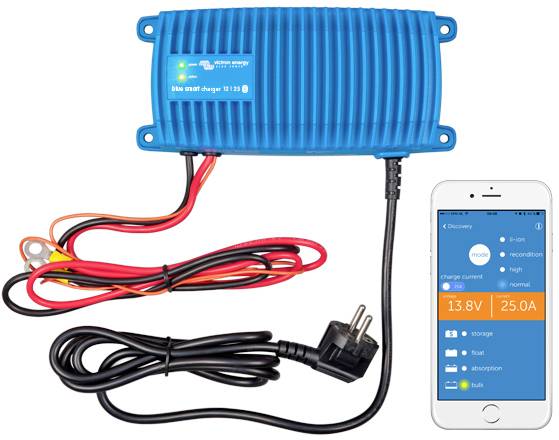 Victron Energy Bleiakku-Ladegerät Blue Smart IP67 12/25 12V Ladestrom (max.) 25A