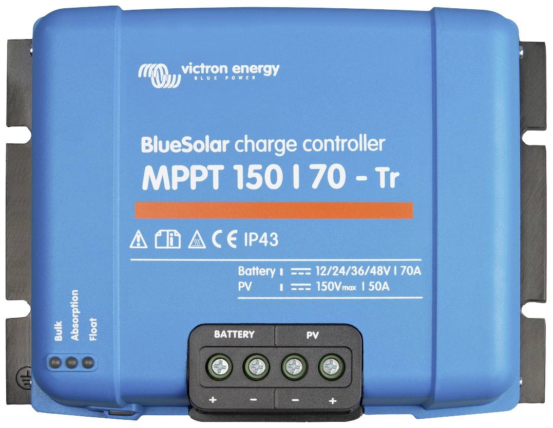 Victron Energy BlueSolar 250/70-Tr VE.Can Laderegler MPPT 12 V, 24 V, 48V 70A