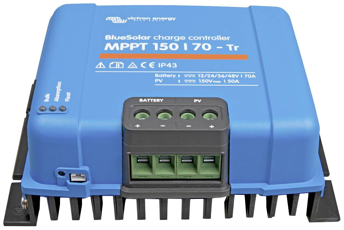 Victron Energy BlueSolar 250/70-Tr VE.Can Laderegler MPPT 12 V, 24 V, 48V 70A