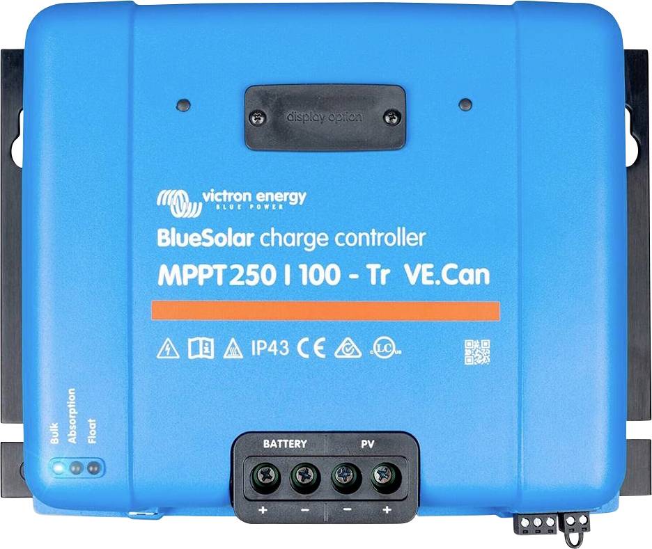 Victron Energy BlueSolar 250/100-Tr VE.Can Laderegler MPPT 12 V, 24 V, 48V 250A
