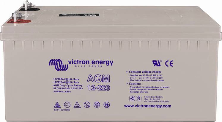 Victron Energy Deep Cycle BAT412101084 Bleiakku 12V 110Ah Blei-Vlies (AGM) (B x H x T) 330 x 220 x 171mm