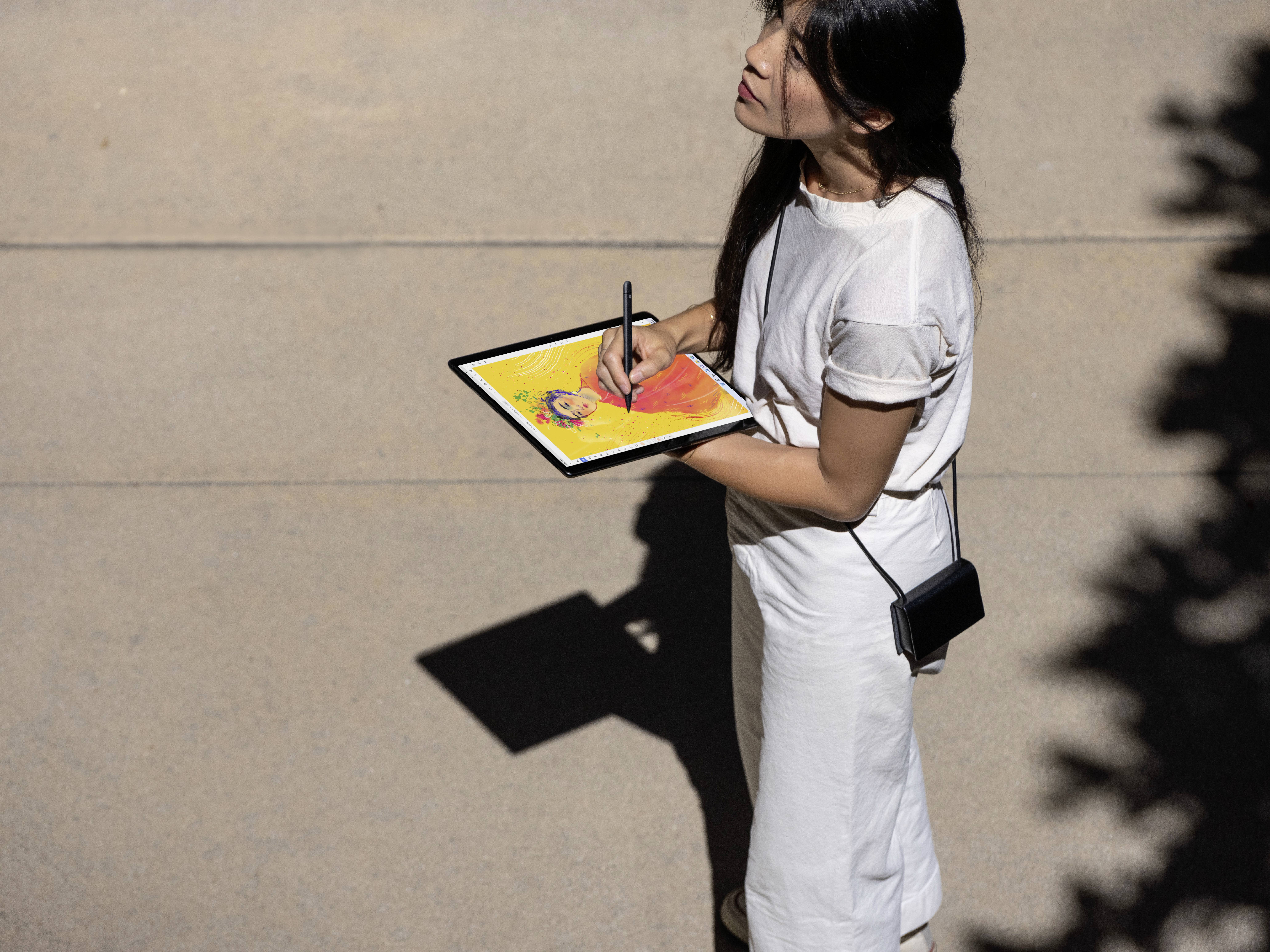 Microsoft Surface Slim Pen 2 Digitaler Stift wiederaufladbar Schwarz