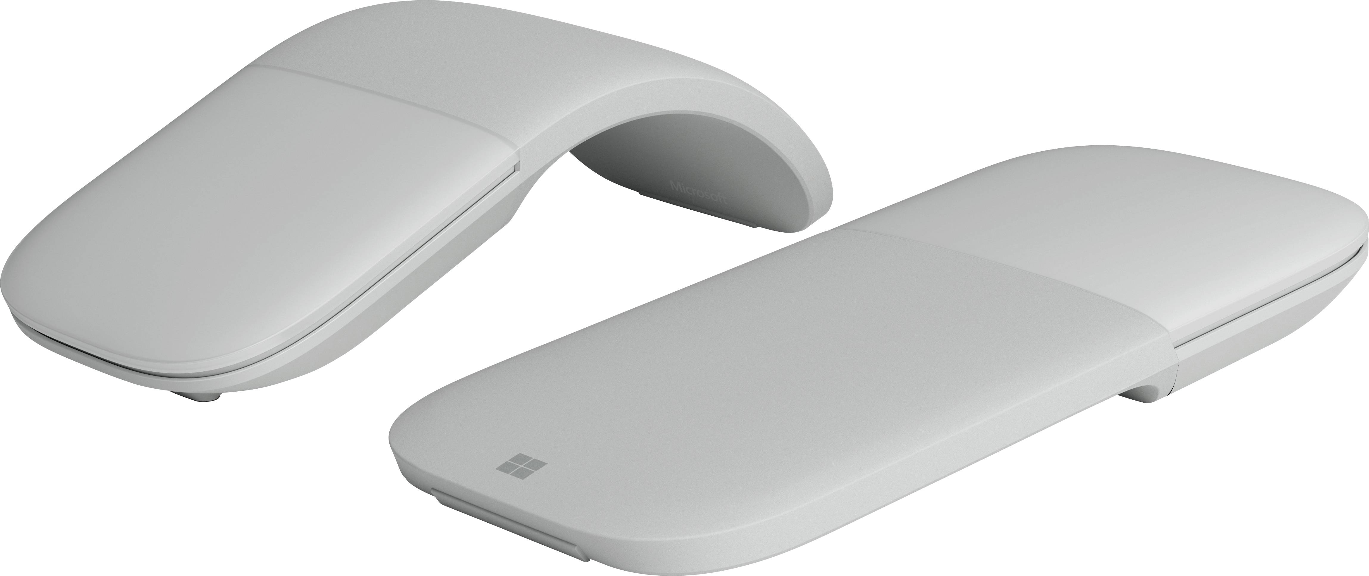 Microsoft Surface Arc Maus Bluetooth® Optisch Hellgrau 2 Tasten 1000 dpi