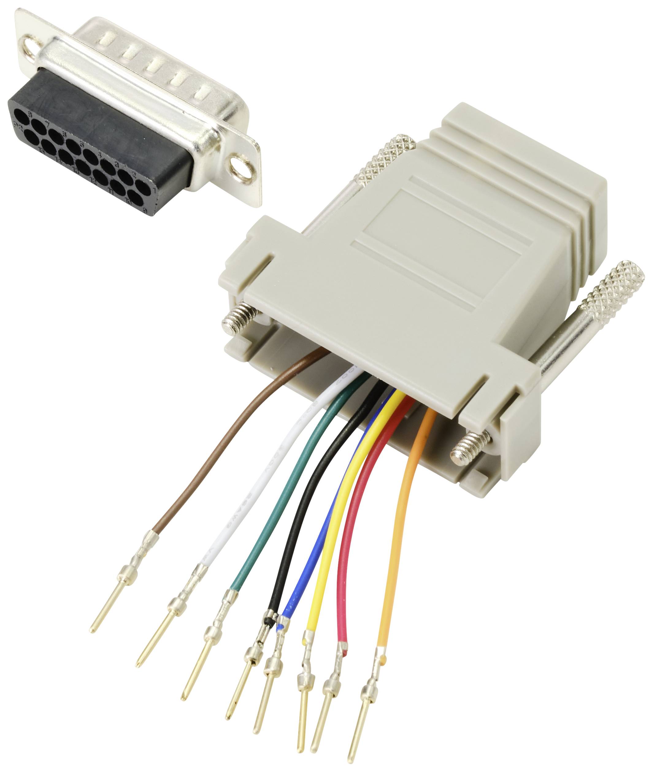 TRU COMPONENTS D-SUB Adapter D-SUB-Stecker 15pol. - RJ45-Buchse