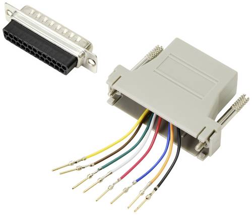 TRU COMPONENTS D-SUB Adapter D-SUB-Stecker 25pol. - RJ45-Buchse 1 St.