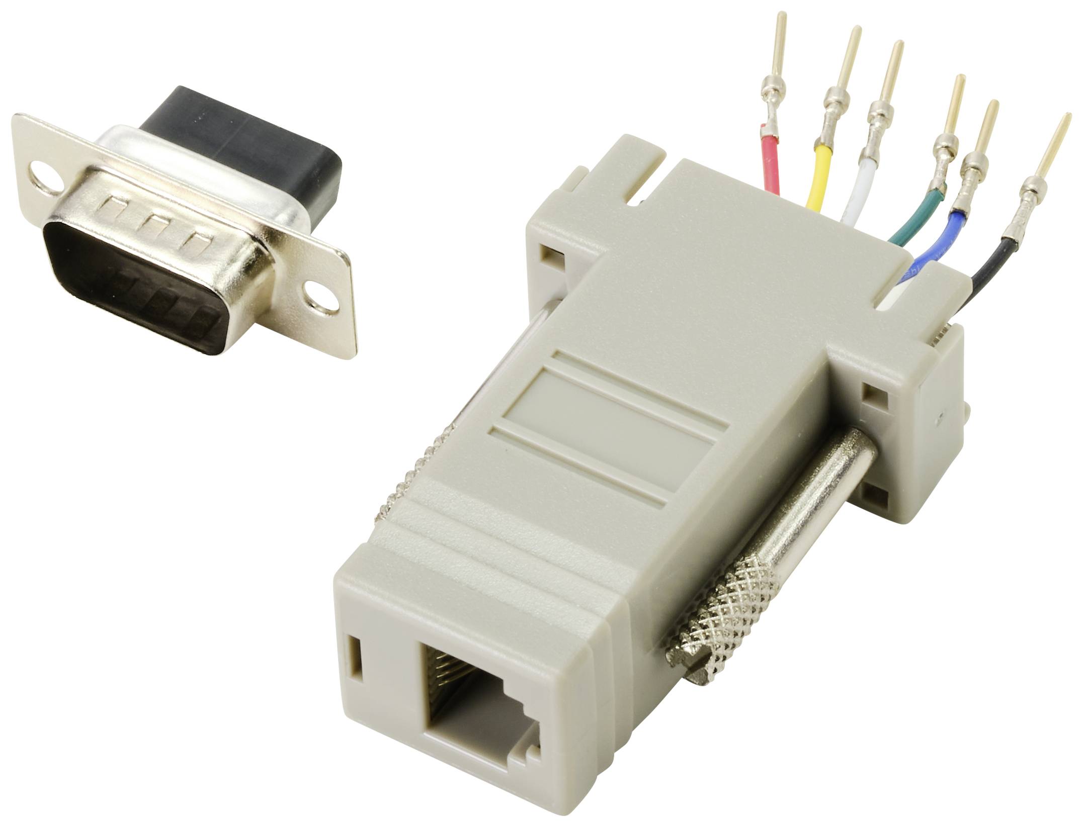 TRU COMPONENTS D-SUB Adapter D-SUB-Stecker 9pol. - RJ12-Buchse 1St.