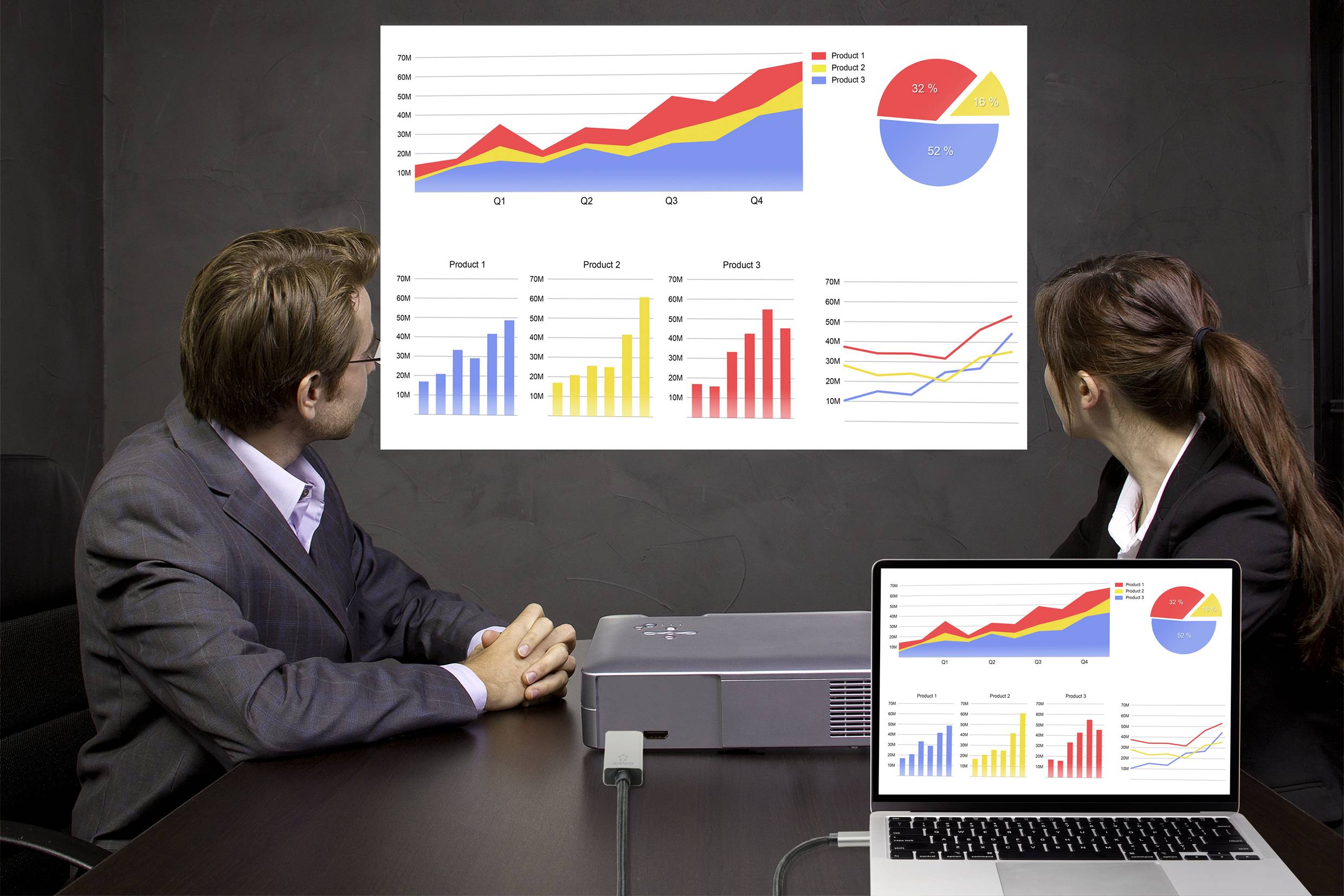 Renkforce USB-C® / HDMI Adapterkabel USB-C® Stecker, HDMI-A Stecker 1.00m Schwarz RF-4995148 8K UHD HDMI-Kabel