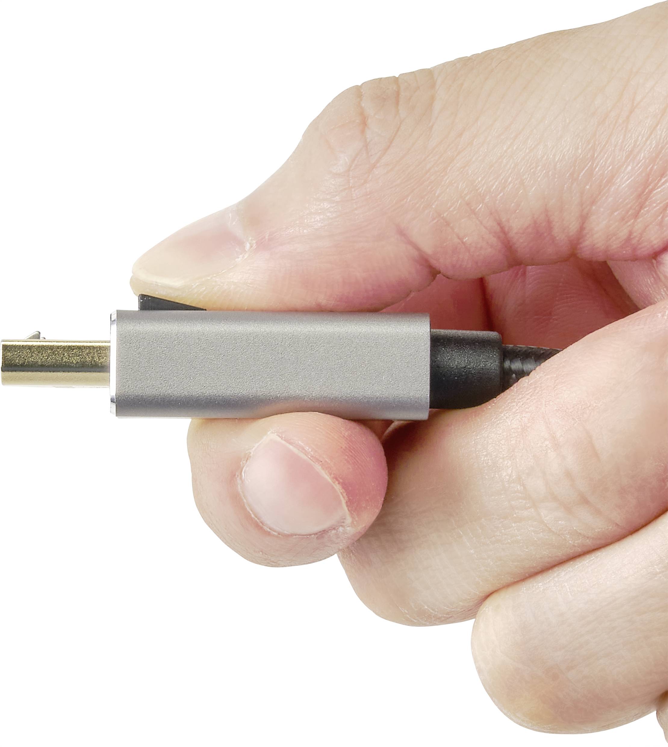 Renkforce DisplayPort / HDMI Verbindungskabel DisplayPort Stecker, HDMI-A Stecker 2.00m Schwarz UHD 8K @ 60 Hz, UHD 4K @ 120Hz