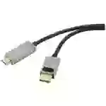 Renkforce DisplayPort / HDMI Kabel DisplayPort Stecker, HDMI-A Stecker 3.00m Schwarz UHD 8K @ 60 Hz, UHD 4K @ 120Hz RF-4995158 Renkforce DisplayPort / HDMI Kabel DisplayPort Stecker, HDMI-A Stecker 3.00m Schwarz UHD 8K @ 60 Hz, UHD 4K @ 120Hz RF-4995158