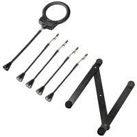 TOOLCRAFT AT-430 Dritte Hand mit Lupe (Ø x H) 90mm x 365mm 1St. TOOLCRAFT AT-430 Dritte Hand mit Lupe (Ø x H) 90mm x 365mm 1St.