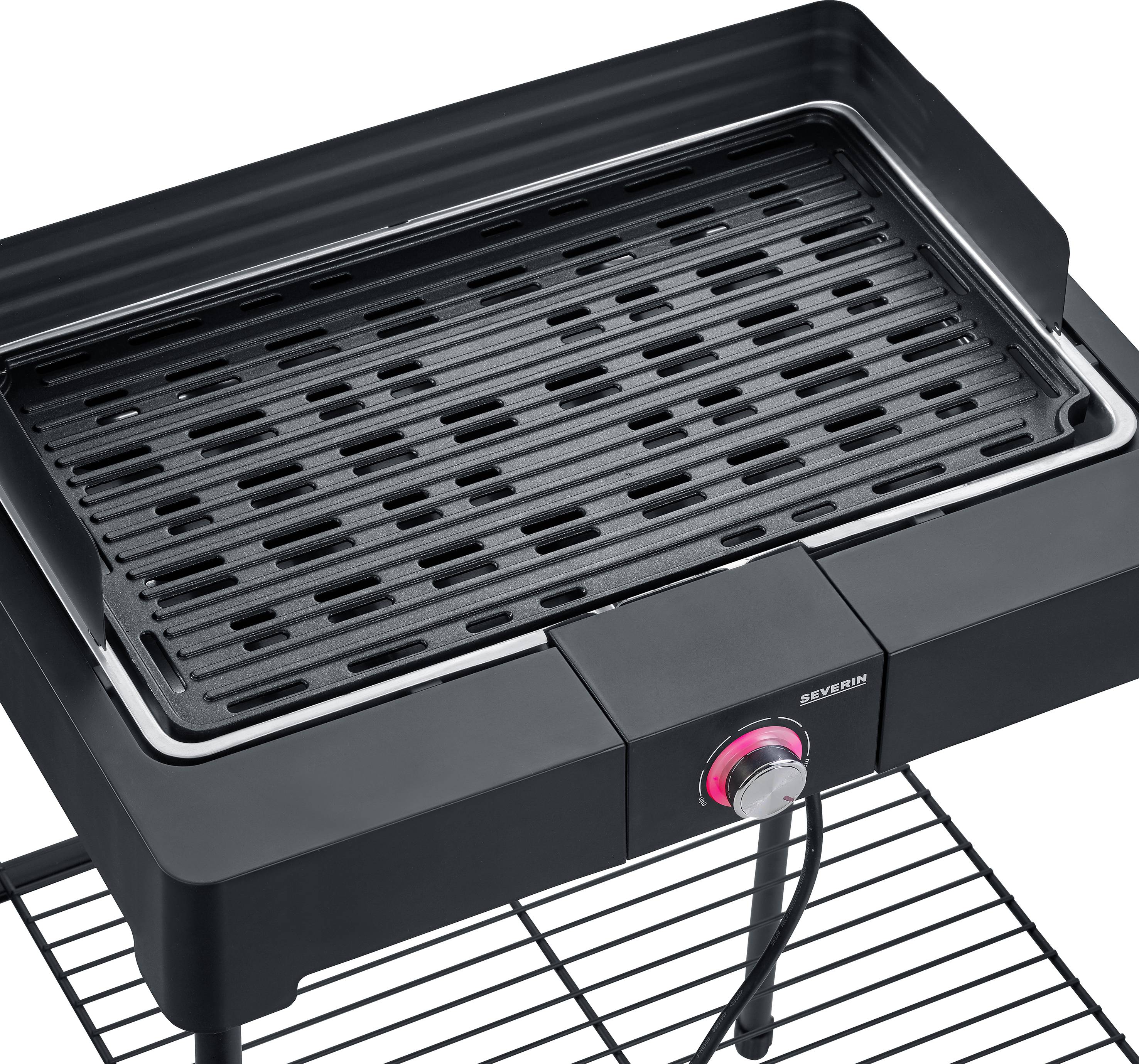 Severin PG 8568 Elektro Standgrill Kontrollleuchte Schwarz