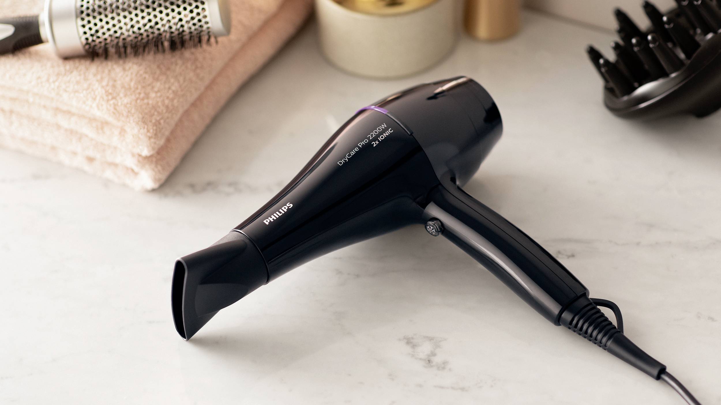 Philips Bodycare BHD274/00 DryCare Pro Haartrockner Schwarz