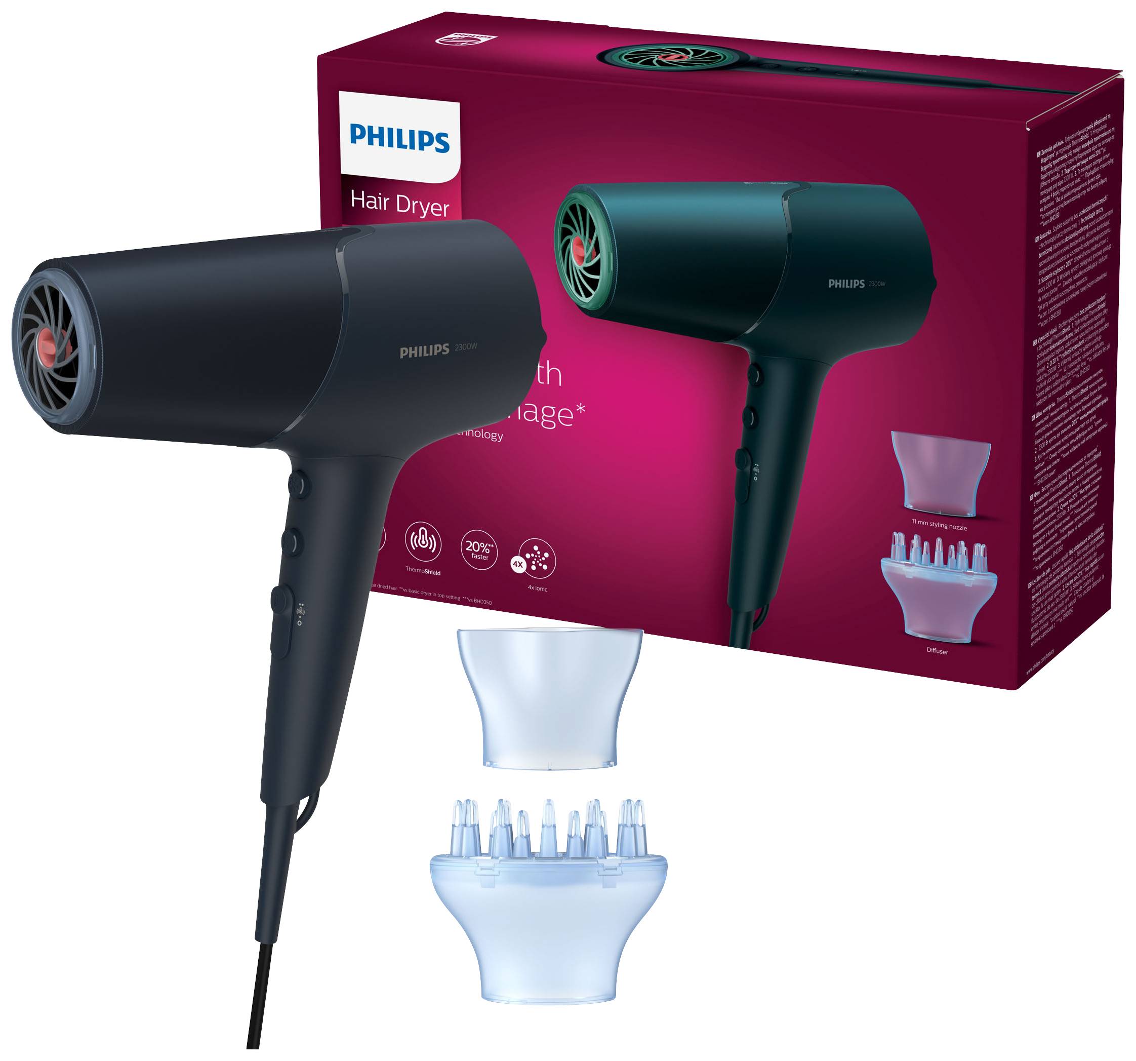 Philips Bodycare BHD512/00 Haartrockner Schwarz