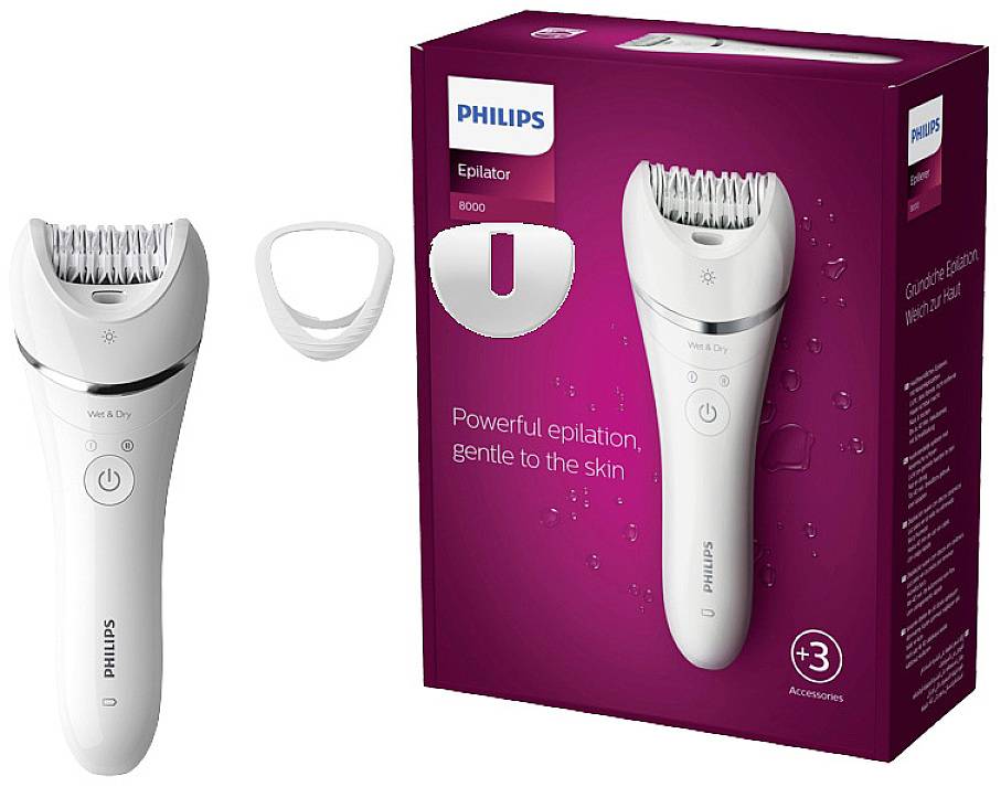 Philips Bodycare BRE700/00 Advanced Epilierer Weiß