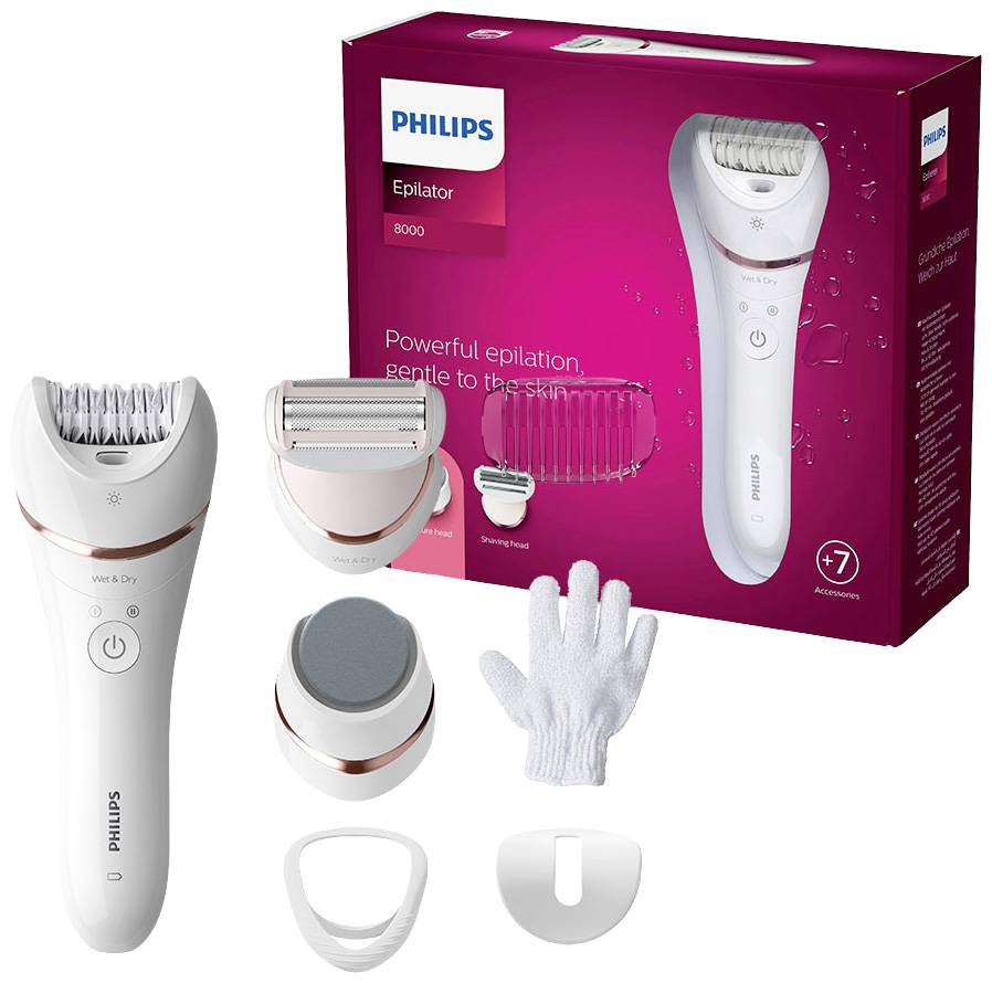Philips Bodycare BRE730/10 Epilierer Weiß