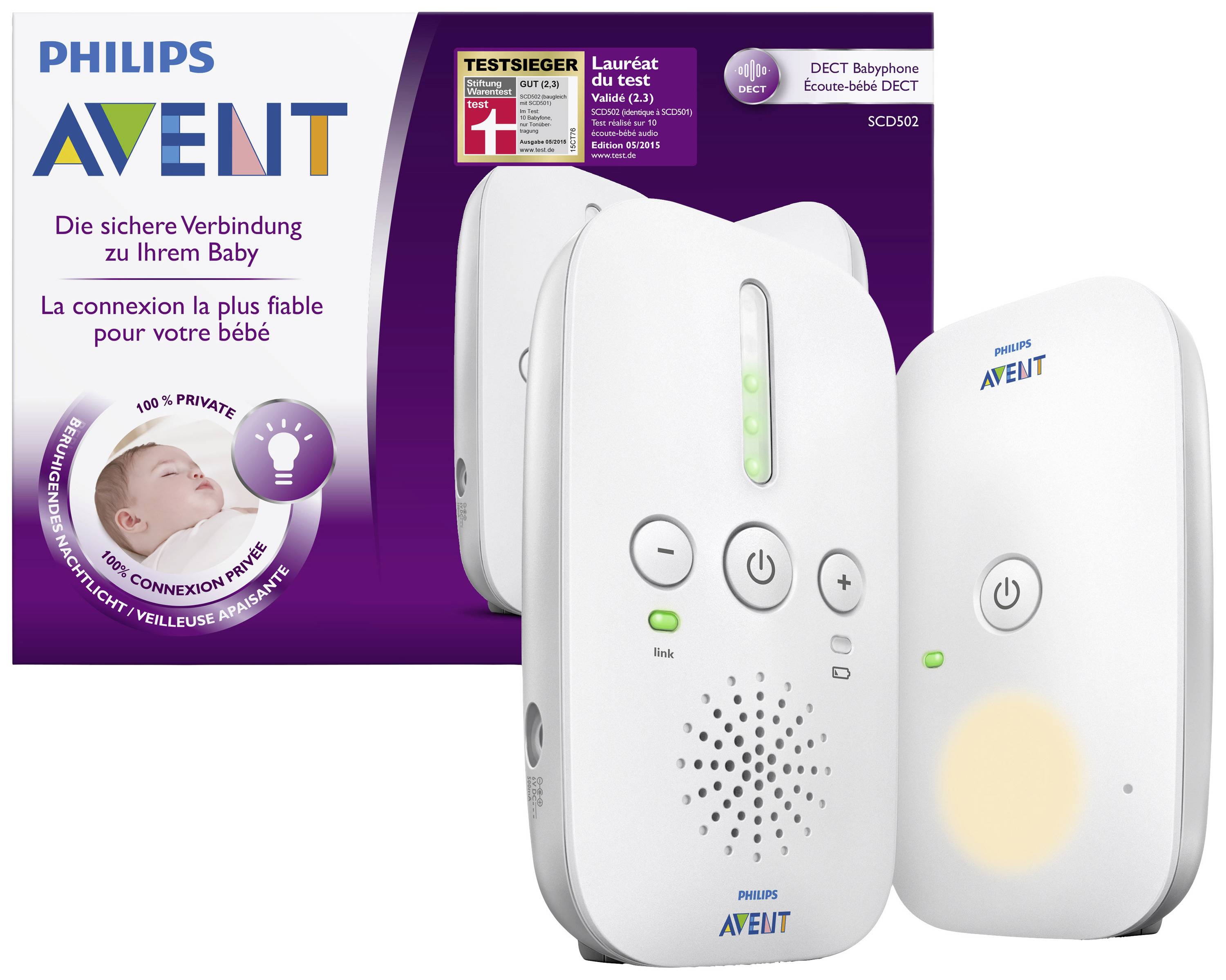 Philips Avent DECT Audio SCD502/26 Babyphone DECT