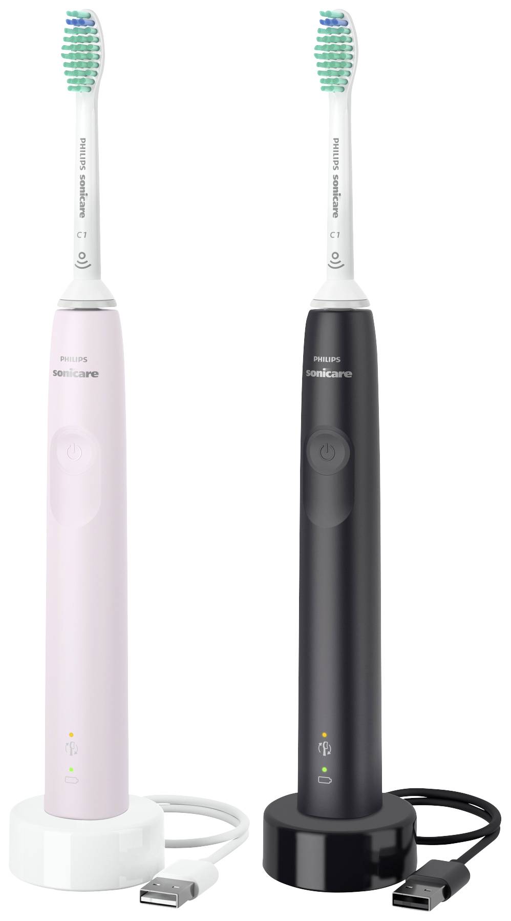 Philips Sonicare Serie 3100 HX3675/15 Elektrische Zahnbürste Schwarz, Weiß