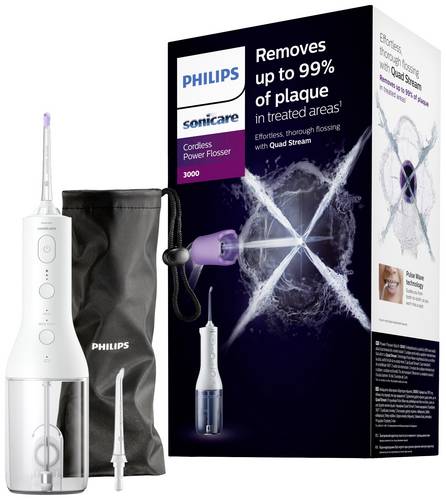 Philips Sonicare Power Flosser 3000 HX3806/31 Munddusche Weiß