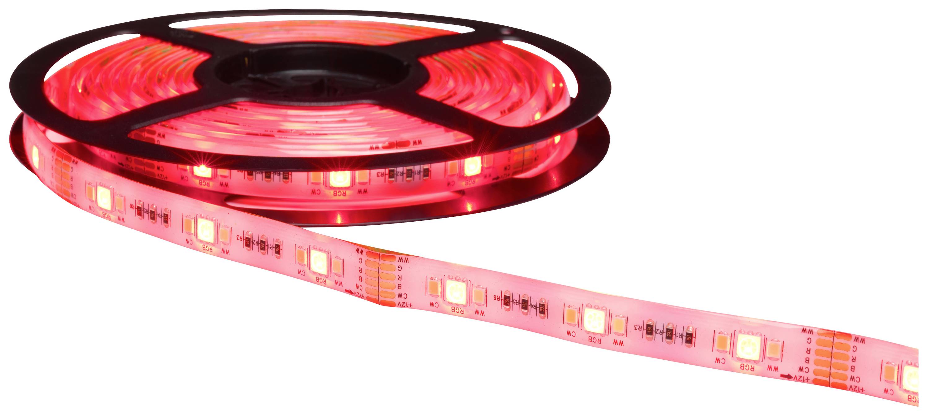 Denver LSC-531 118141200000 LED-Streifen EEK: F (A - G) mit Stecker 230V 5m RGBW 1St.