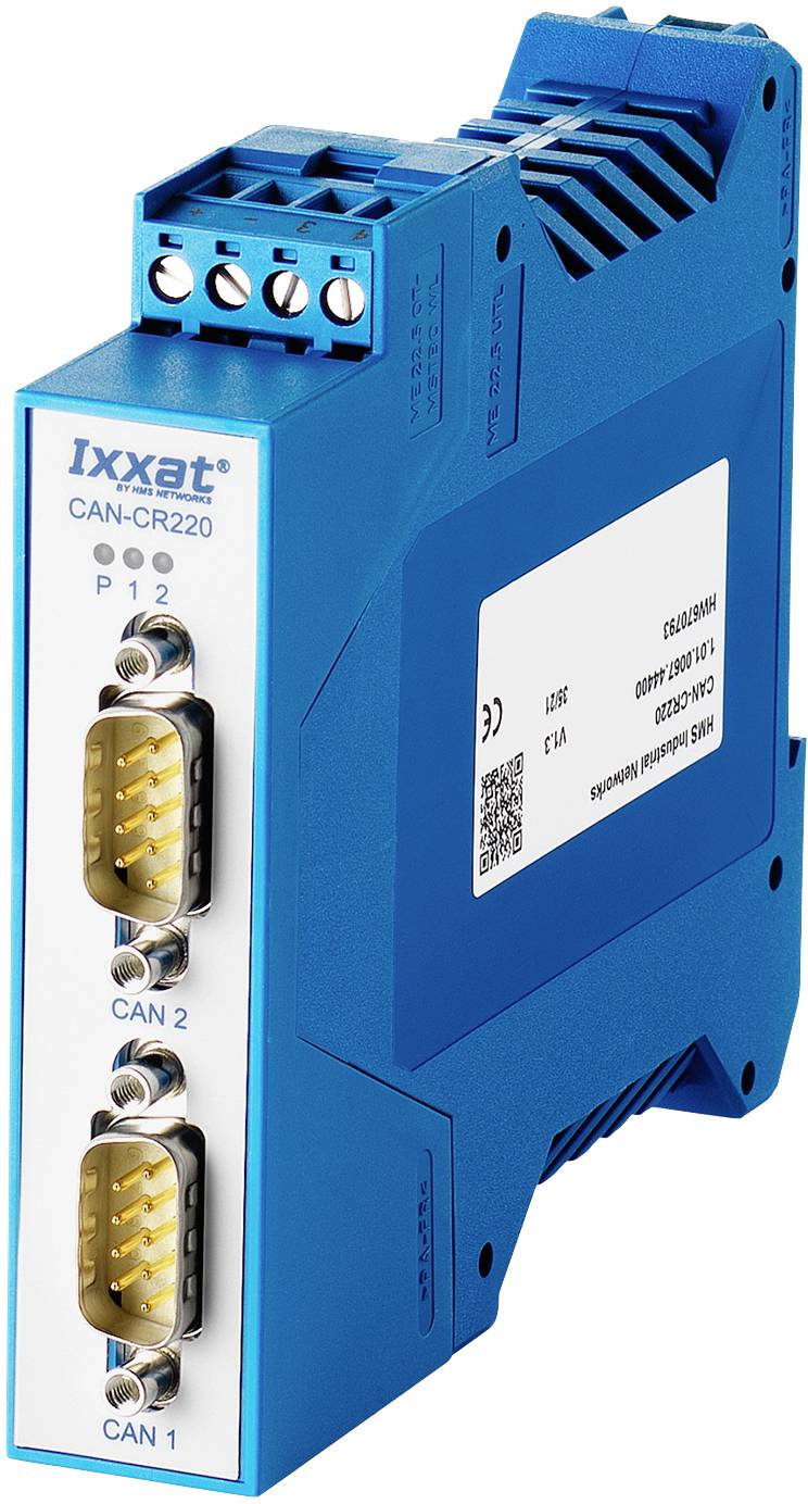 Ixxat 1.01.0067.44400 CAN-CR220 CAN Repeater CAN Bus, Sub-D9 24 V/DC 1 St.