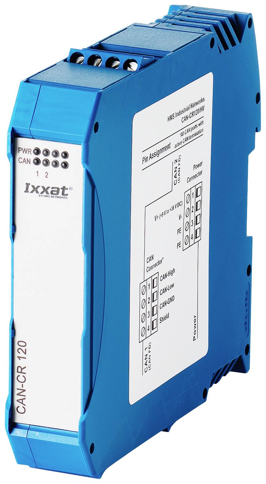 Ixxat 1.01.0210.20010 CAN-CR120/HV CAN/CAN-FD Repeater 1St.